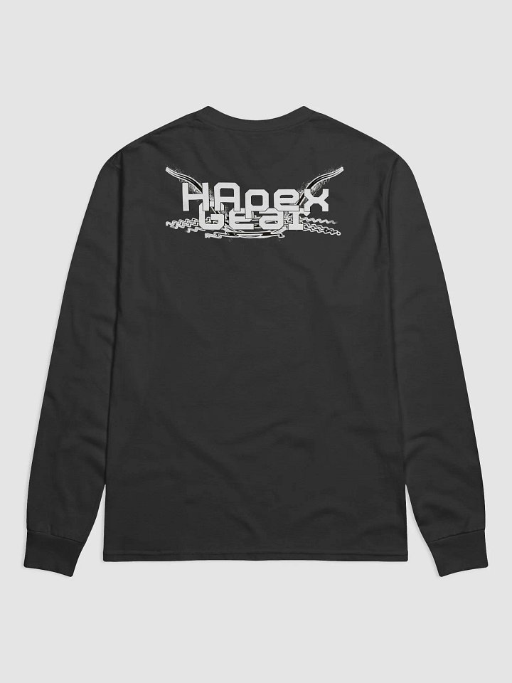 Long Sleeve Shirt - White HApex Gear Black Logo product image (1)