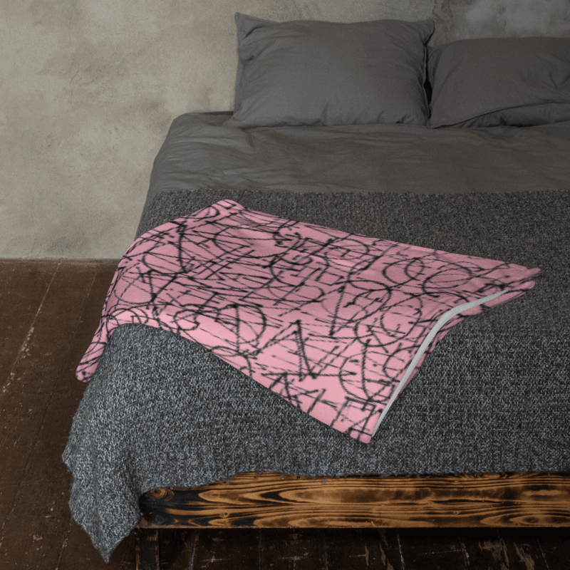 No Rockin' Angel Throw (Pink) product image (5)