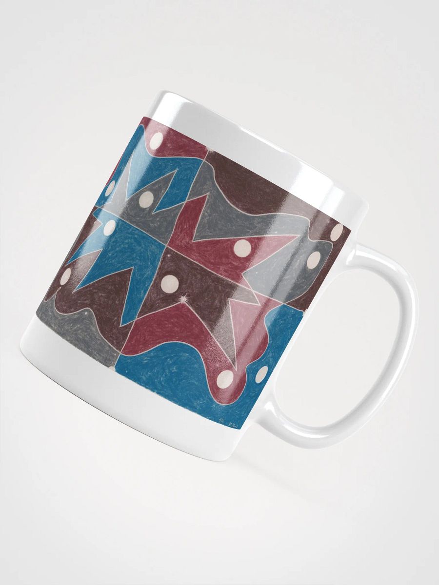 Cartoon College 1 & 2 White Glossy Mug product image (4)