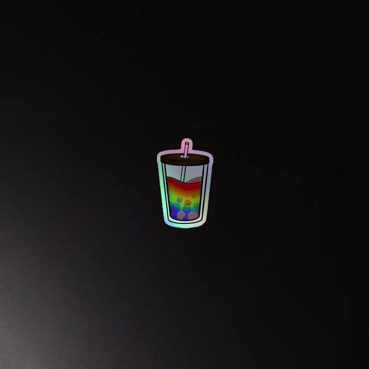 Fruity Punch Fantasy Bubbly Delight - Holographic Sticker Sheet product image (1)