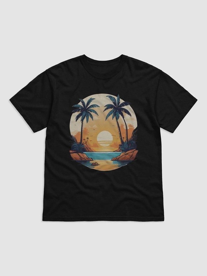 Tropical Serenity Circle Tee T-Shirt product image (1)