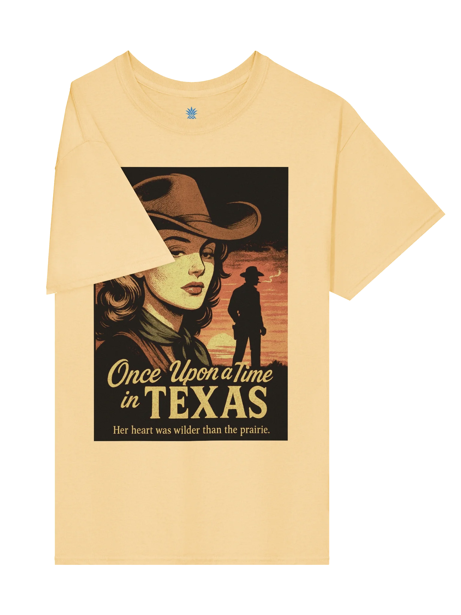 Once Upon a Time in Texas Faux 1950's Film Poster Boxy Fit Unisex T-Shirt product image (88)
