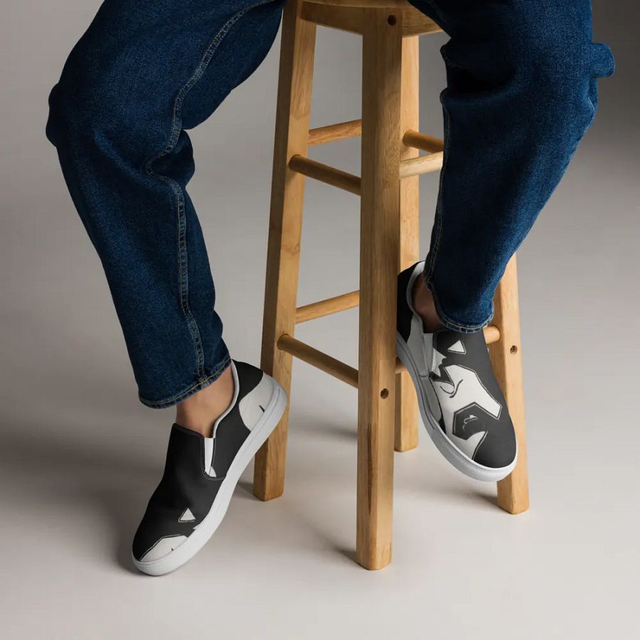 Premium Black Men's Slip-On Shoes n. 16 product image (5)