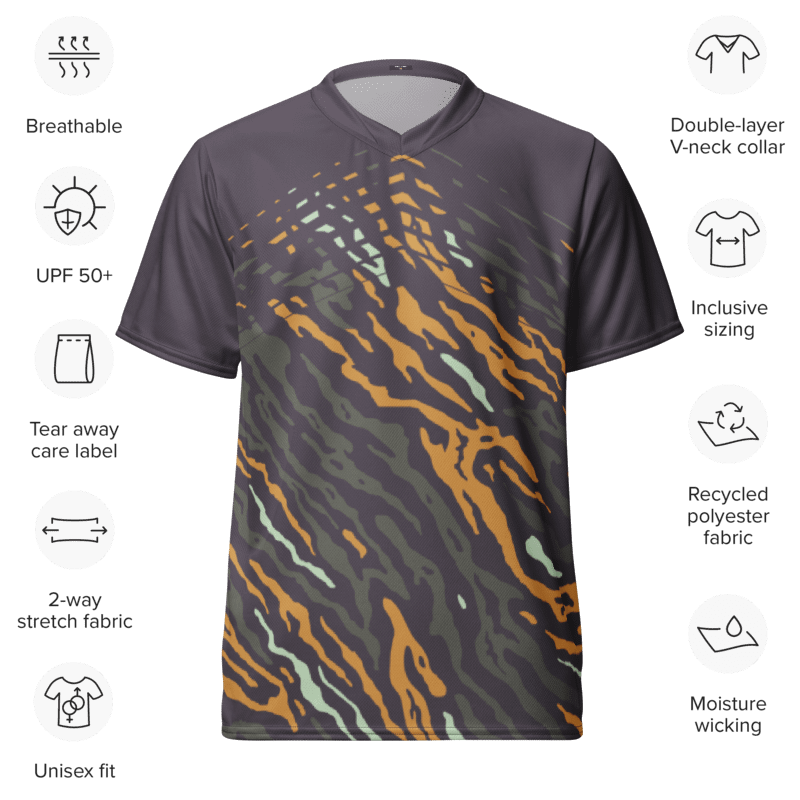 Wild Beast | Recycled Unisex Sports Jersey product image (4)
