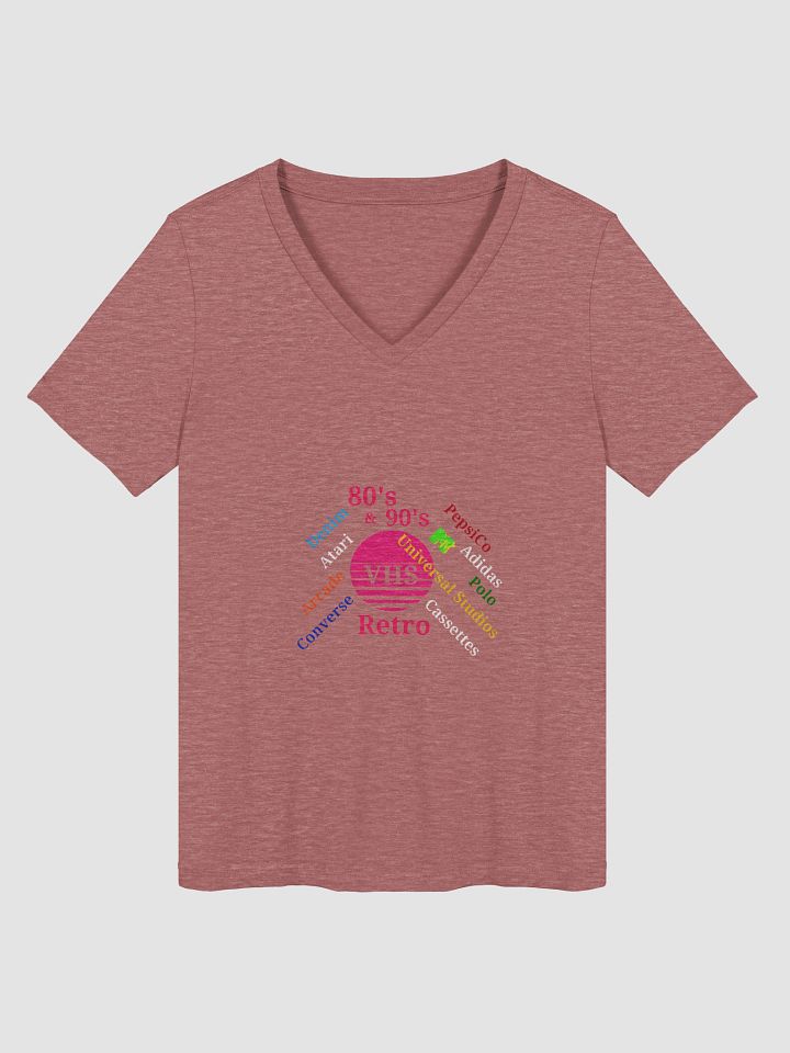 Retro VHS Dream Women's V-Neck Tee product image (1)