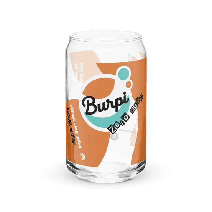 Burpi Zero Sugar Can-Shaped Glass product image (2)