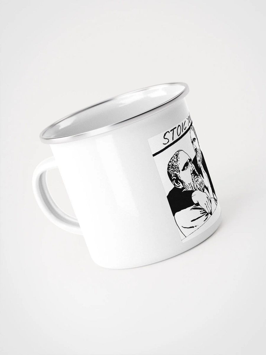 Stoic Youth Zeno of Citium quote Enamel Mug product image (4)