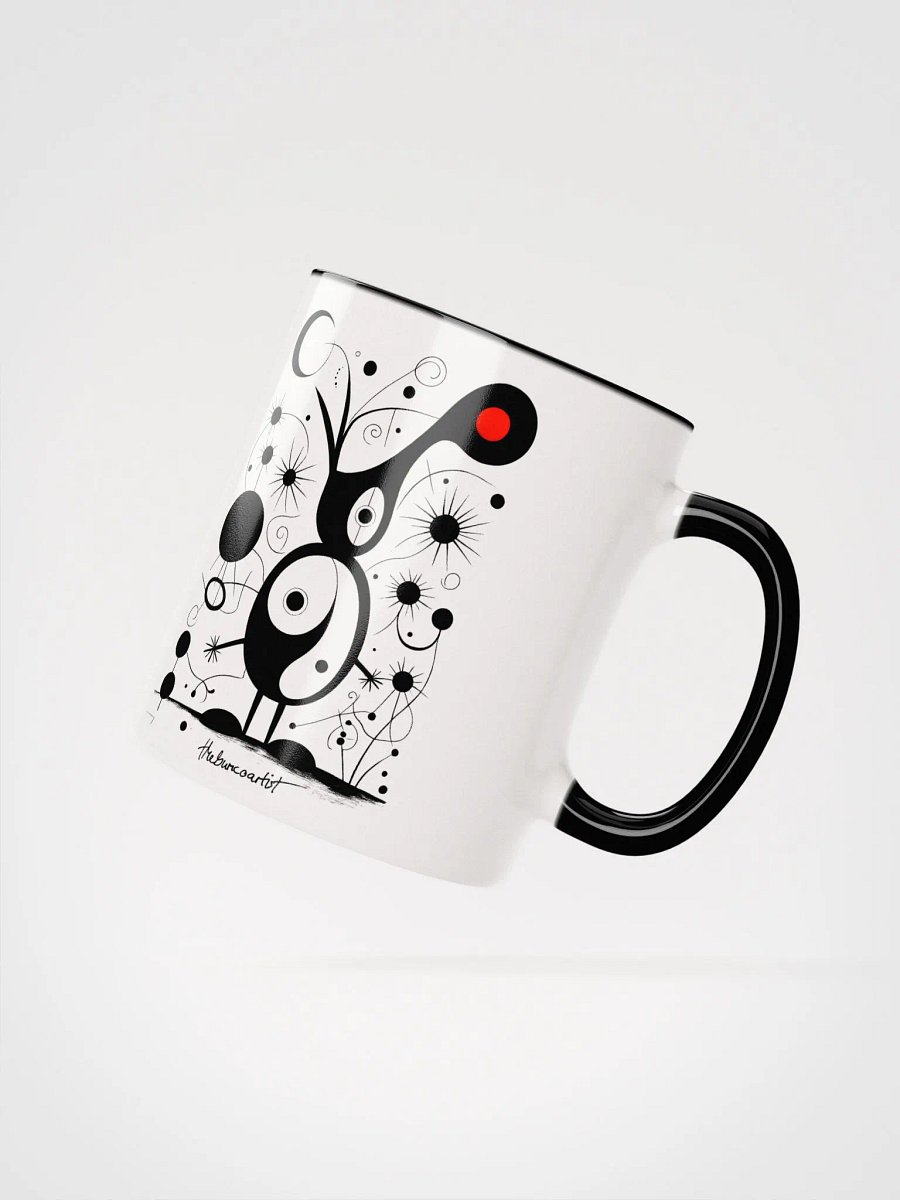 White Ceramic Mug with Colors Inside product image (4)