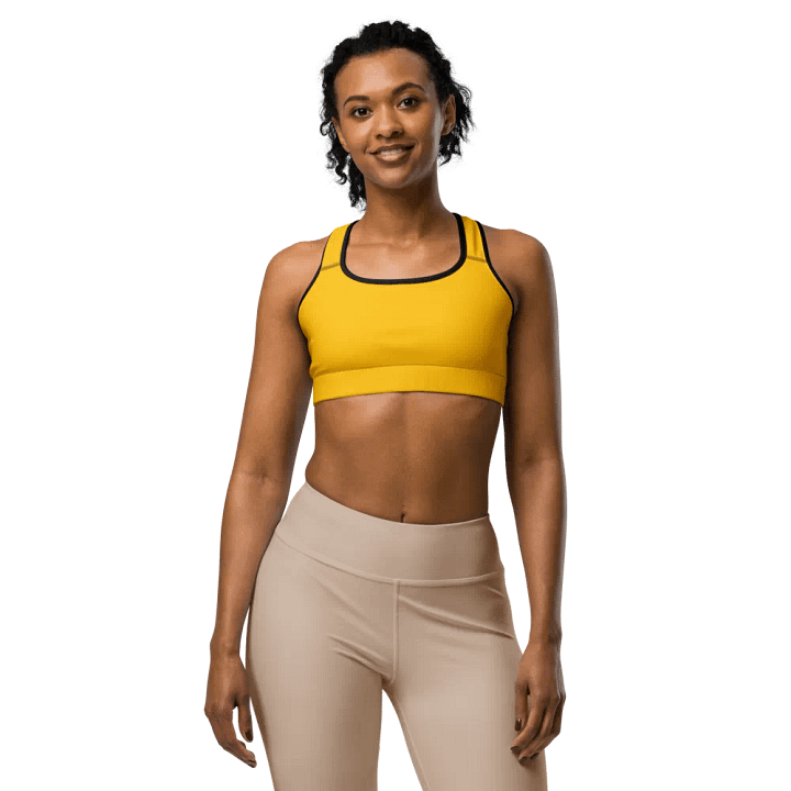 Plain Color Amber Sports Bra product image (1)