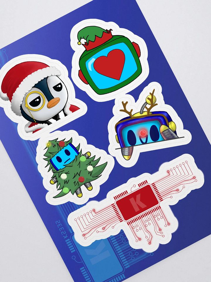 Holiday Sticker Sheet (5 Stickers) product image (1)
