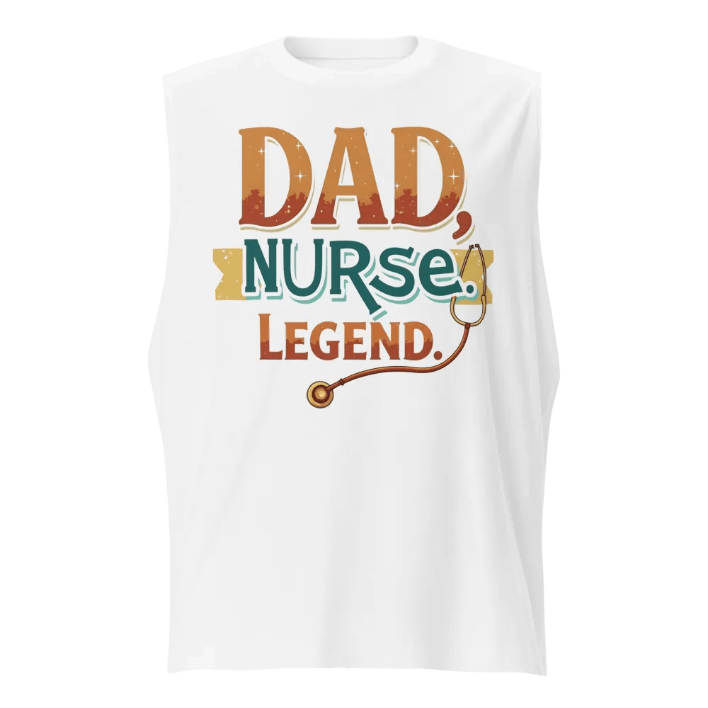 Legendary Nurse Dad Muscle Tank product image (5)