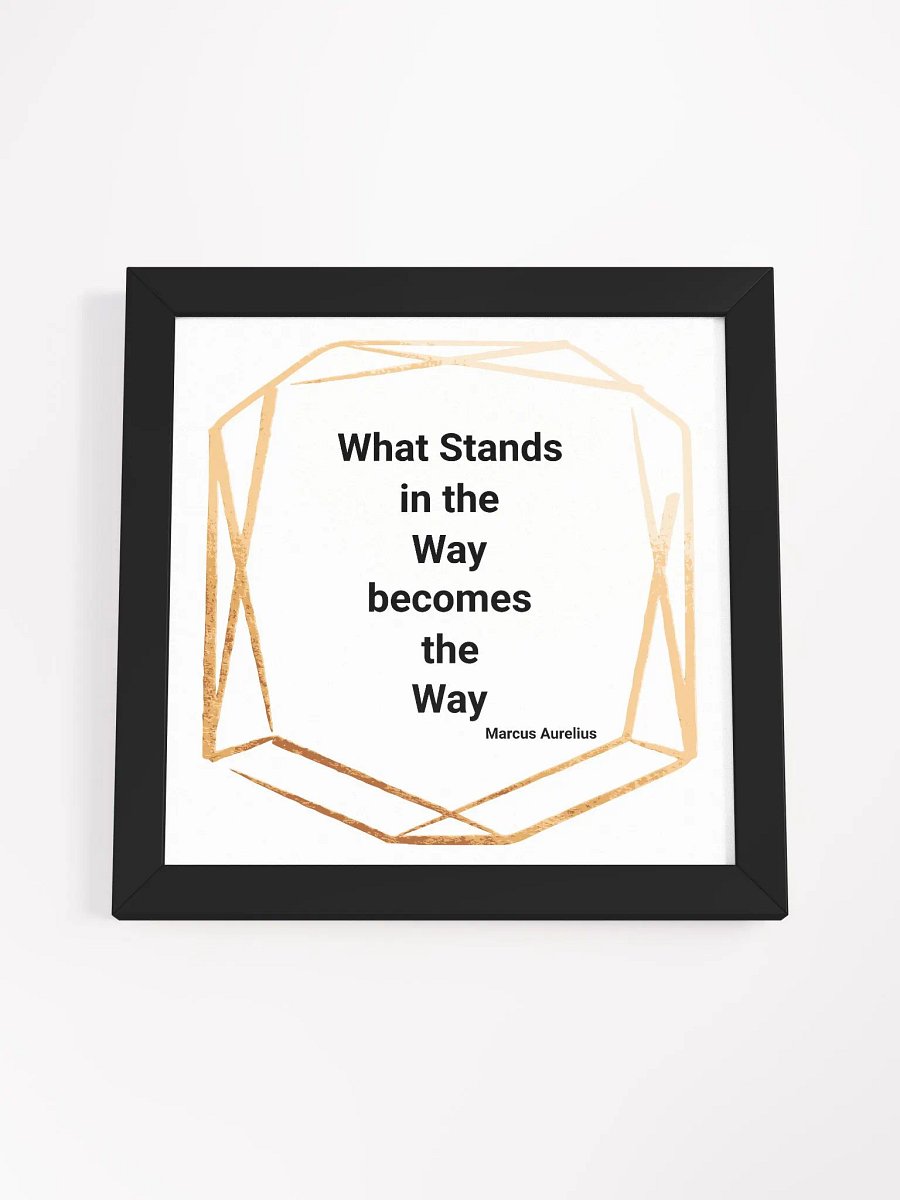 Stoic Motivational Wall Art The Way Marcus Aurelius product image (19)