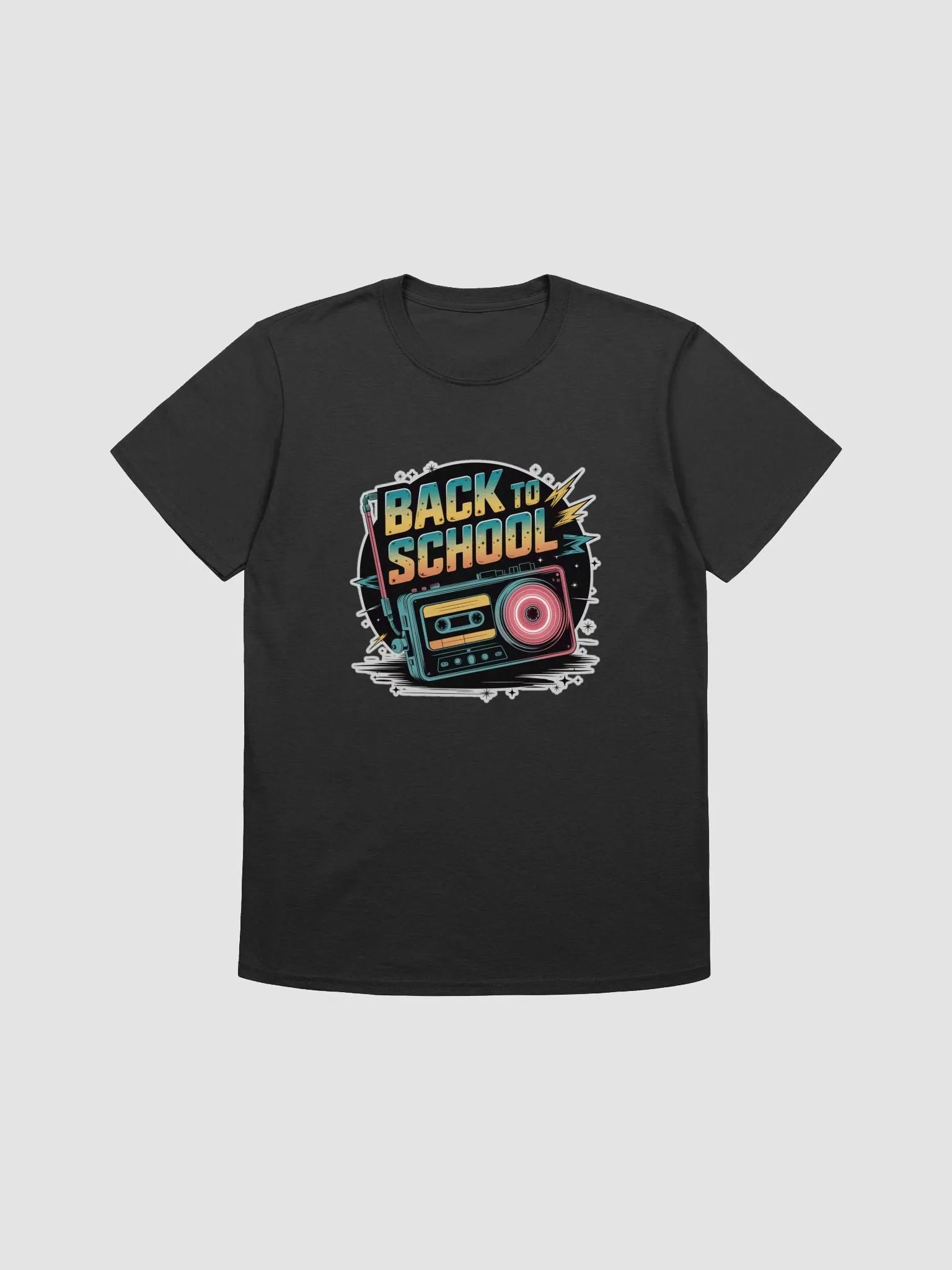 Retro Cassette Player Back to School T-Shirt product image (2)