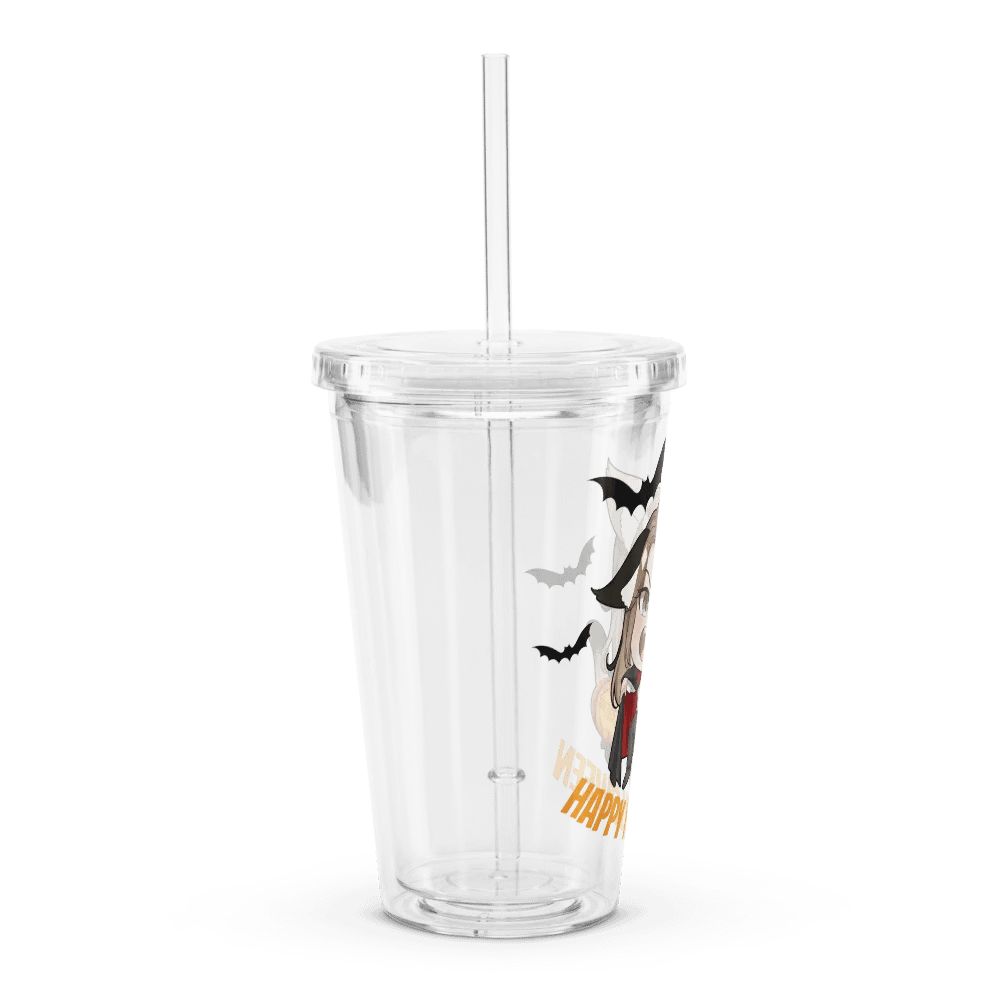 Halloween clear plastic tumbler product image (3)