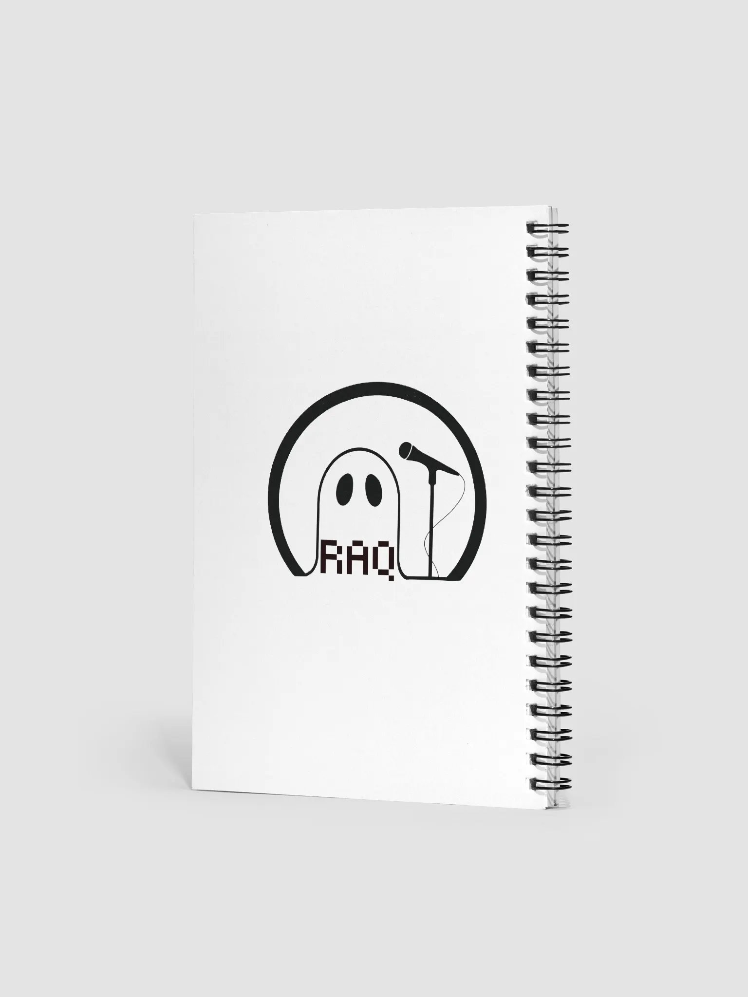 Raq Sticker/Logo Notebook (White) product image (2)