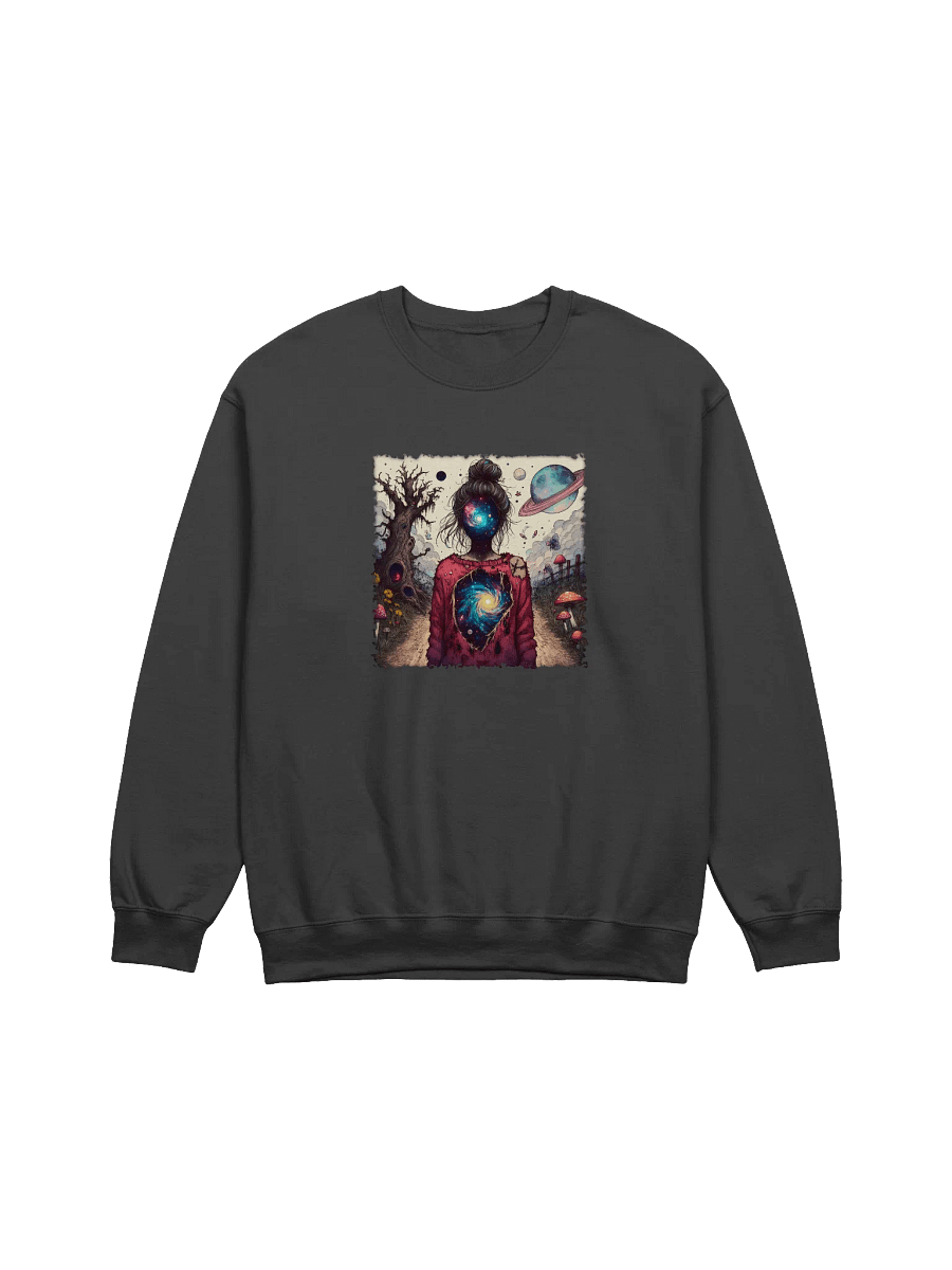 Lost in an AI dimension Unisex Classic Crewneck Sweatshirt product image (2)