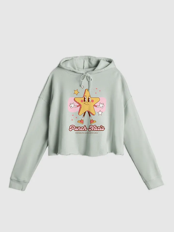 Rebellious Star Cropped Hoodie product image (10)