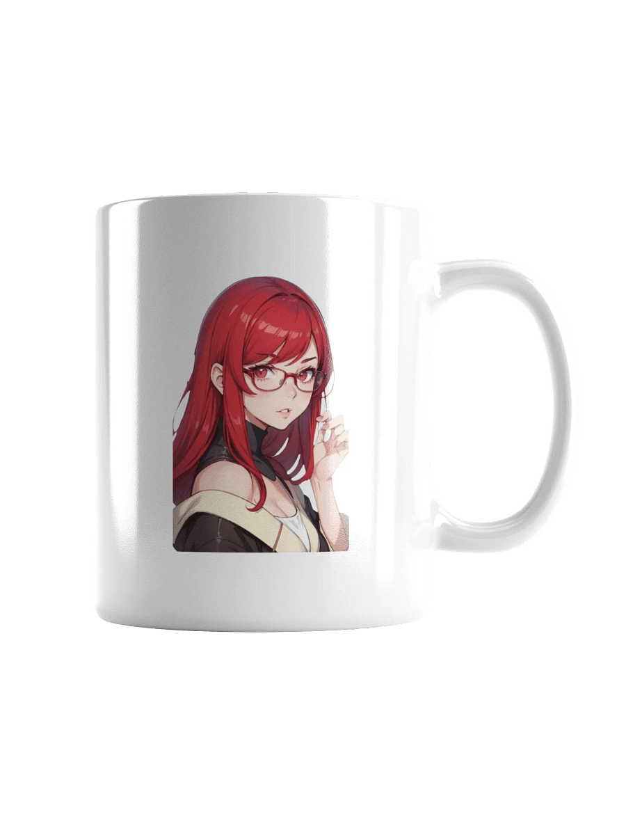 (RED WAIFU) K White Mug product image (1)