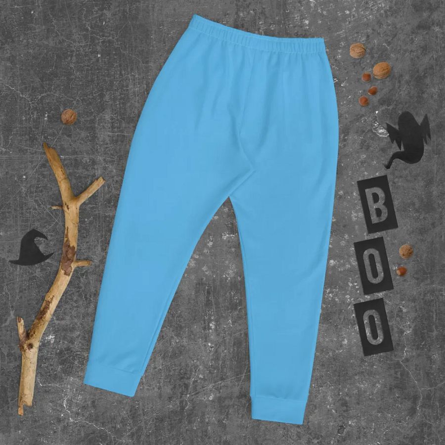 Plain Sky-Blue True Summer Recycled Polyester Premium Men's Joggers by Treasure Pie product image (8)