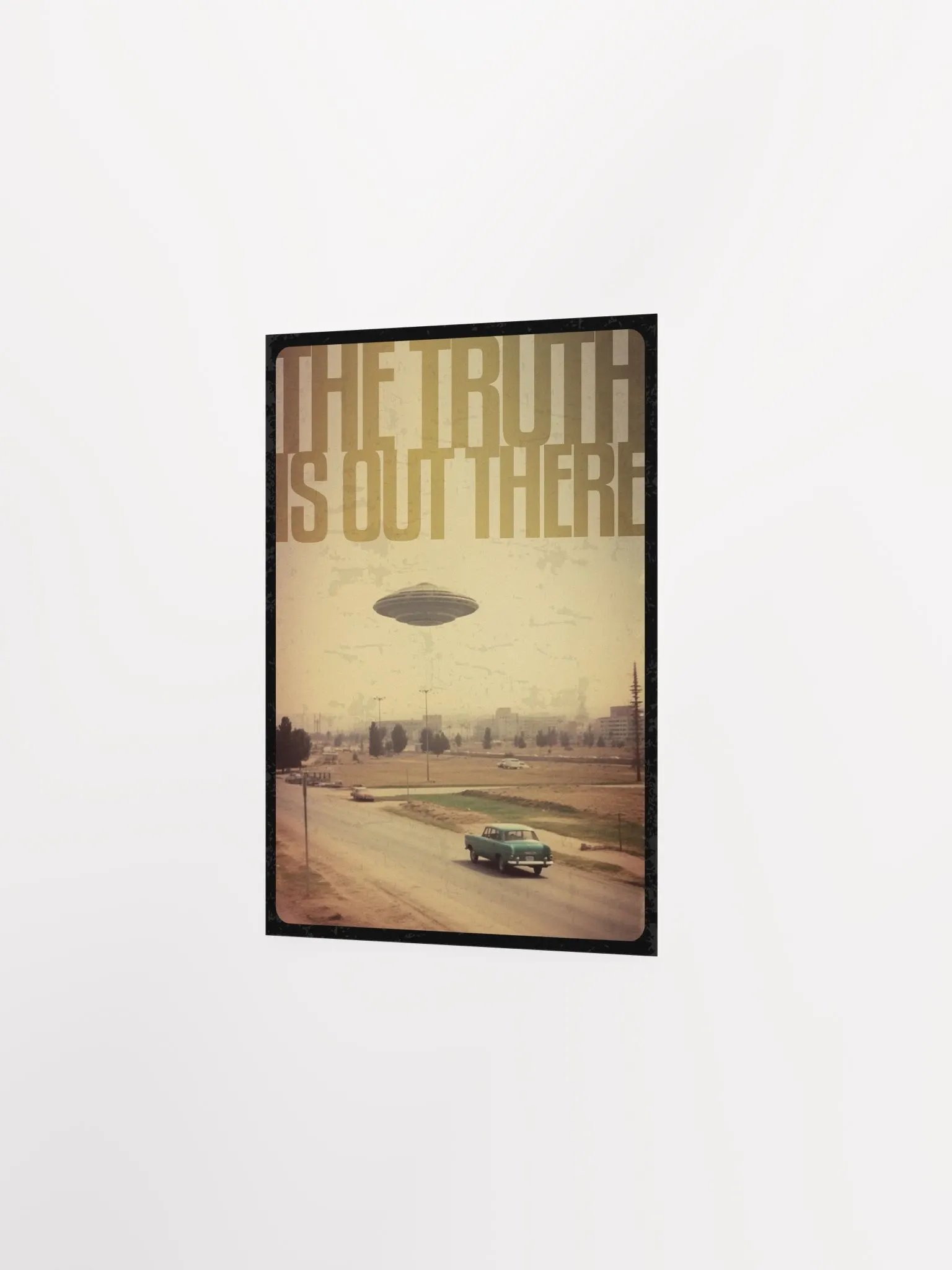 The Truth is Out There / The X-Files retro 60s poster — sci-fi poster, movie poster, space art print product image (7)