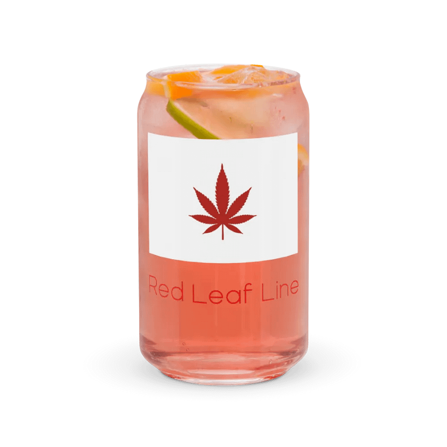 Red Leaf Line Can-Shaped Glasses product image (37)