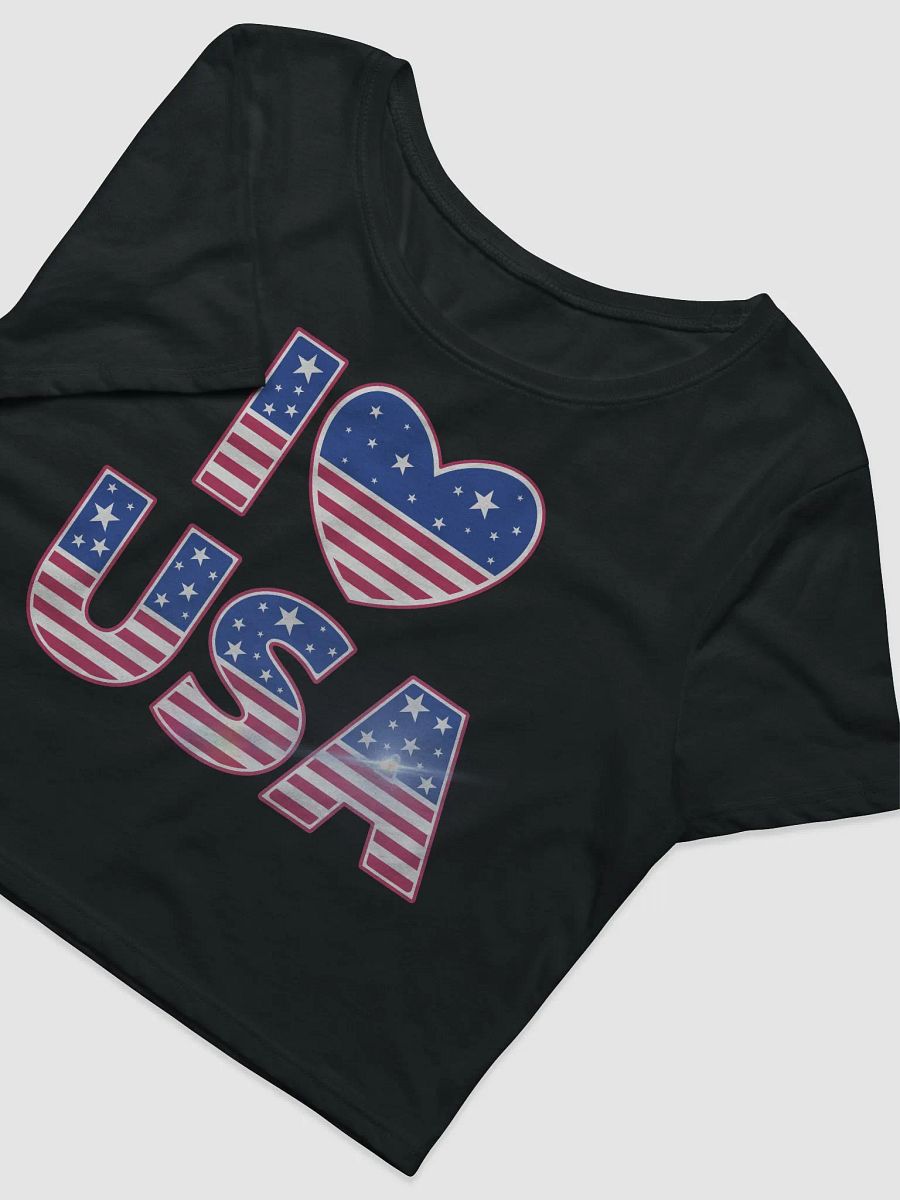 Patriotic Heart Women's Crop Tee product image (3)