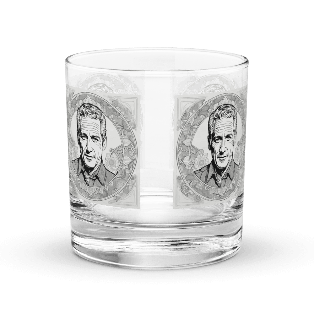 Serious Man Portrait Rocks Glass Set product image (4)