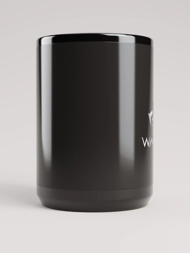 Warframe Geometric Design Black Glossy Mug product image (2)