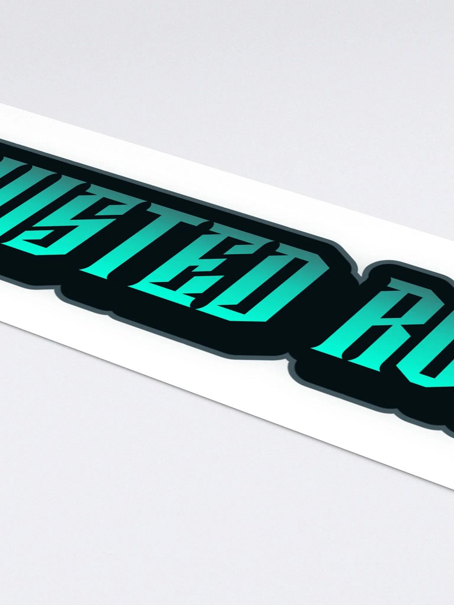 Twisted Rods Aqua Sticker product image (4)