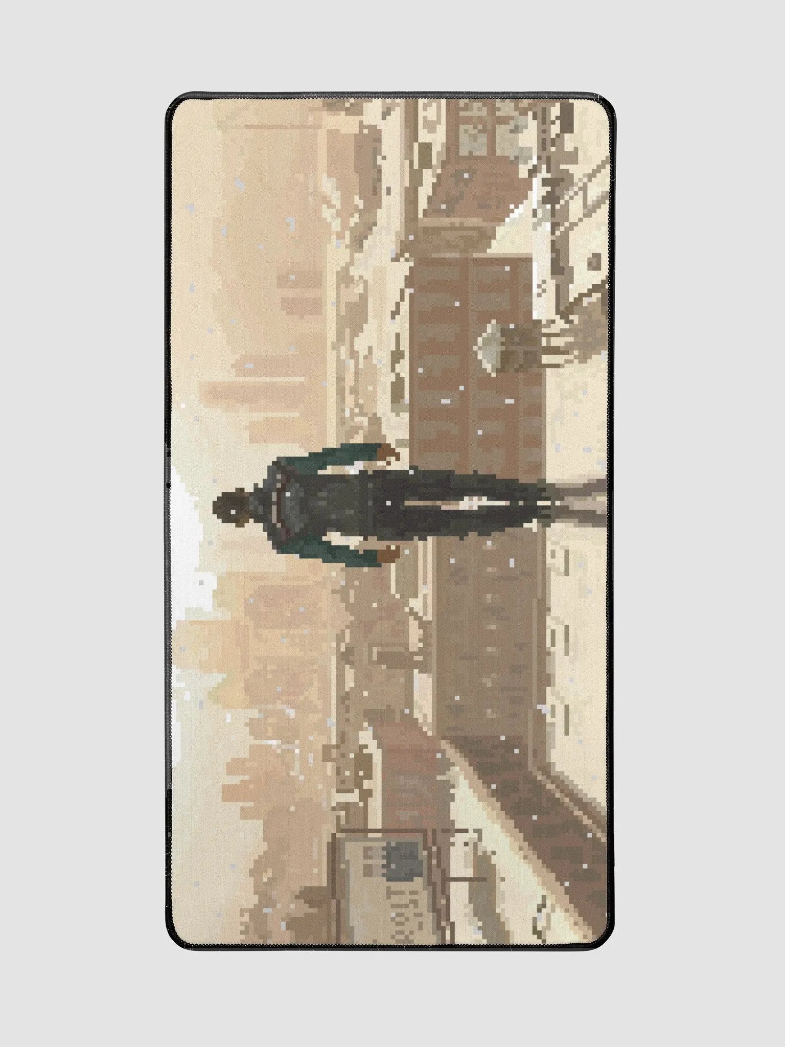 "Markus Standing Above Detroit" Desk Mat product image (2)