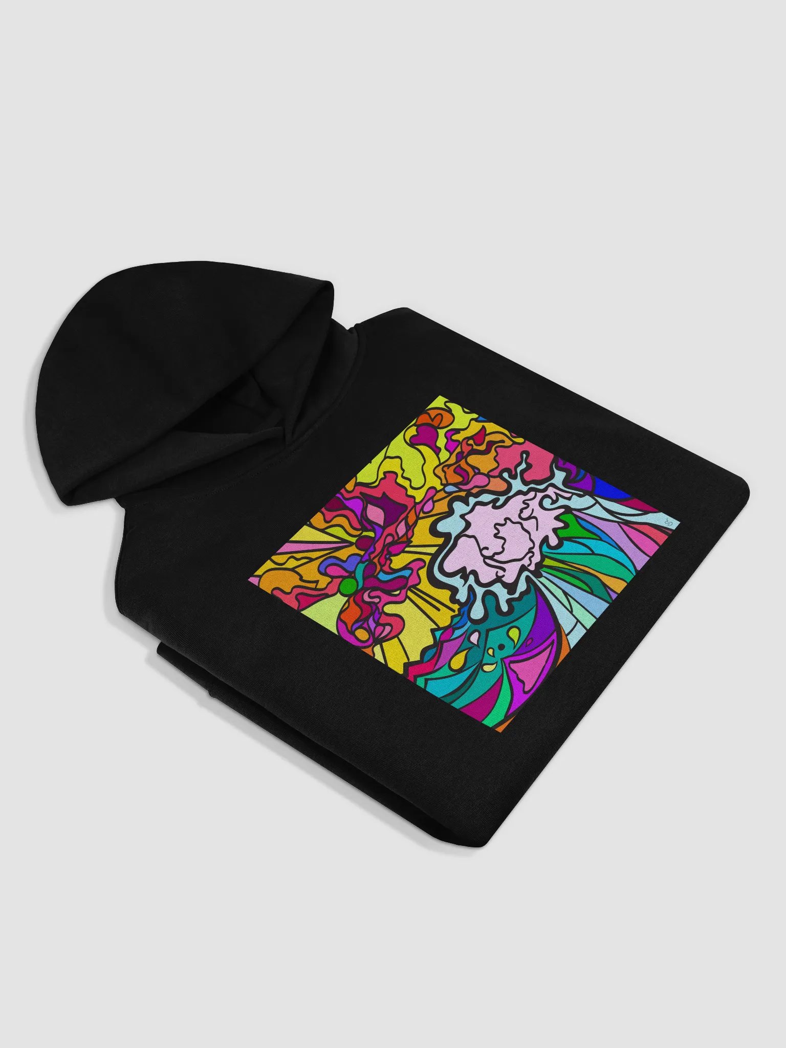 Psychedelic Swirl Unisex Hoodie. - Wave at Sunset product image (12)
