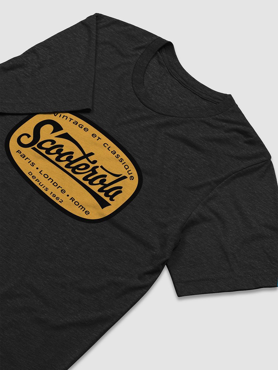 Vintage Scooterola Cartouche Tri-Blend Tee. Gold product image (24)