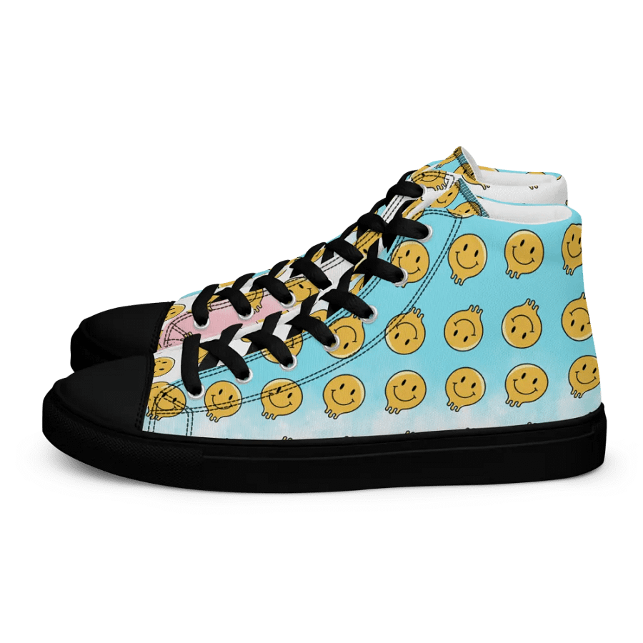 Make me smile - Women's High Top Canvas Shoes product image (1)