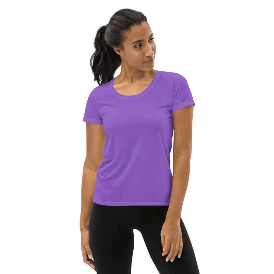 Plain Color Amethyst Athletic T-Shirt product image (1)