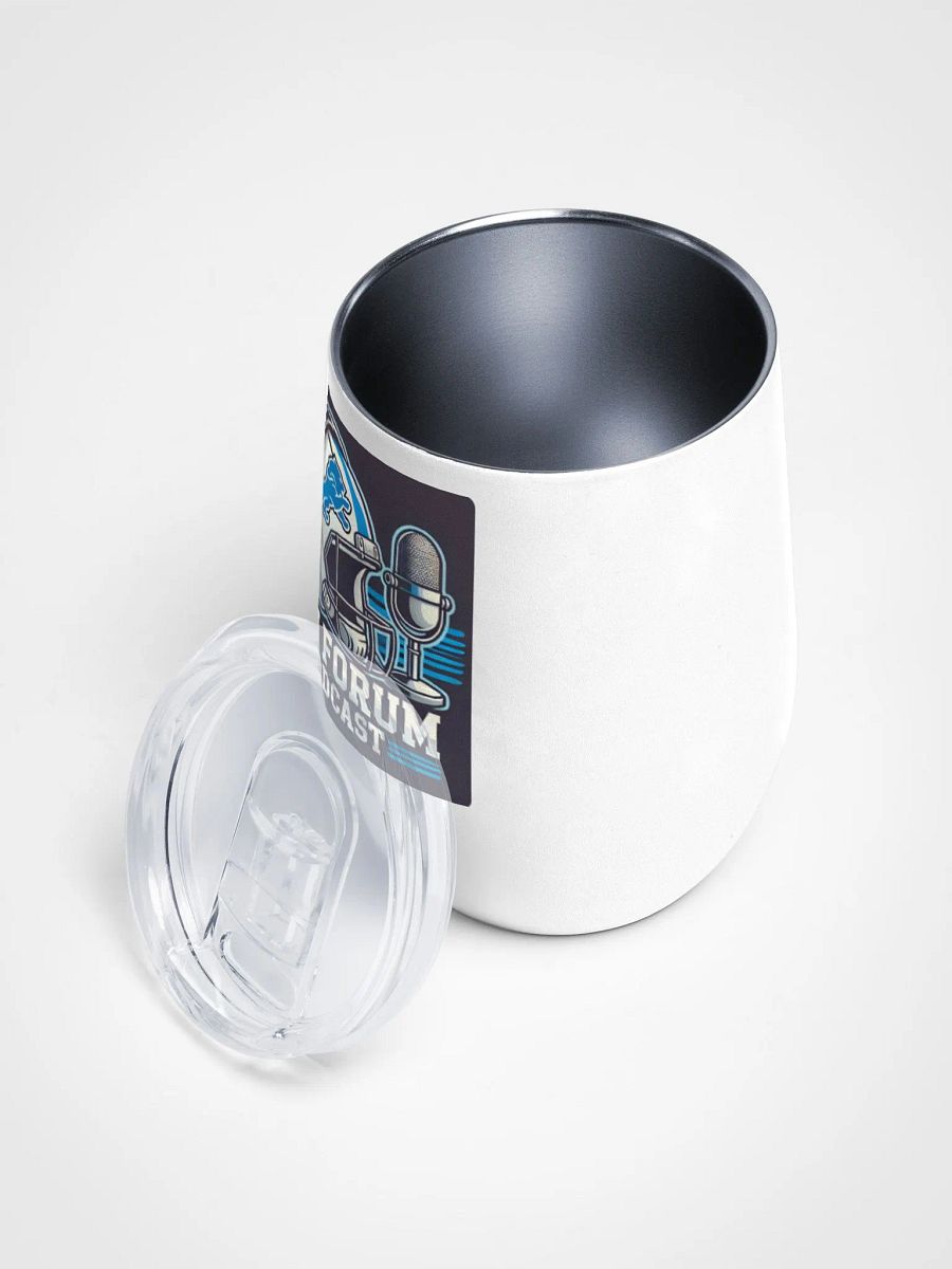 🦁 Detroit Lions Fan Forum Podcast Wine Tumbler 🏈 product image (3)