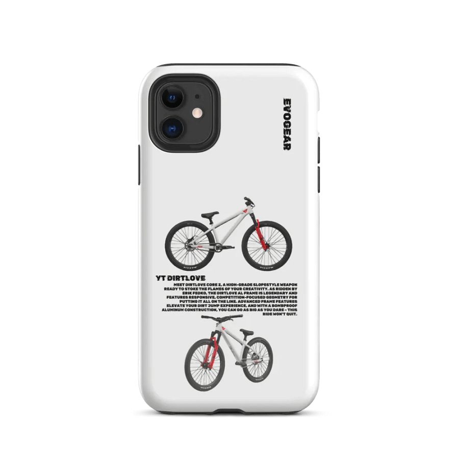 White DirtLove Core 2 iPhone Case product image (2)