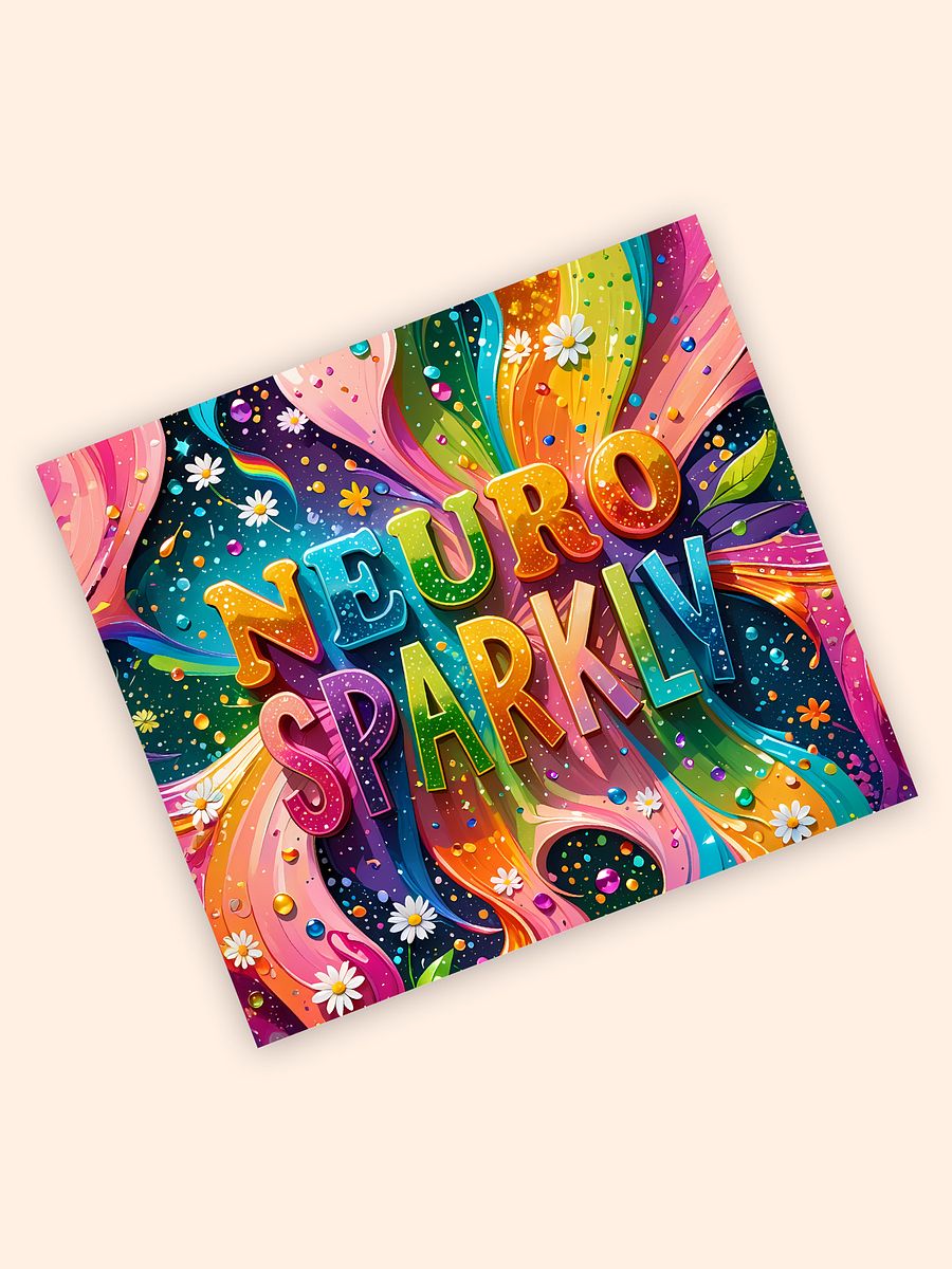Neuro Sparkly Tumbler Wrap product image (2)