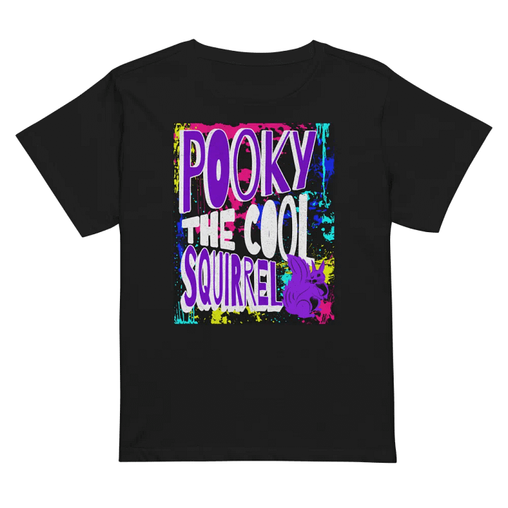 POOKY THE COOL SQUIRREL Women's High-Waisted Tee product image (2)