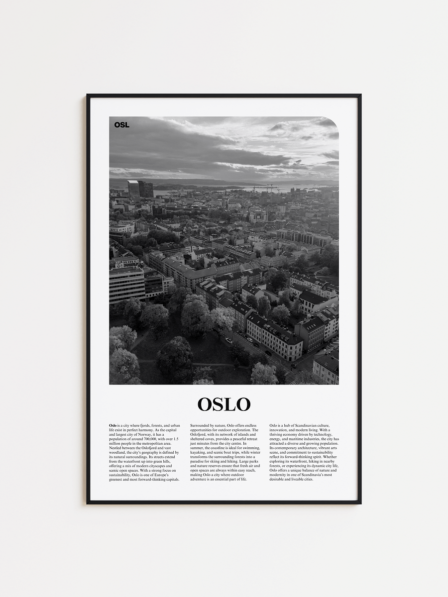 Oslo 02 Newspaper Poster product image (1)