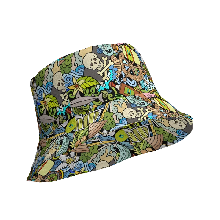 Bahamas Hat : Bahamas Pattern Bucket Hat product image (1)