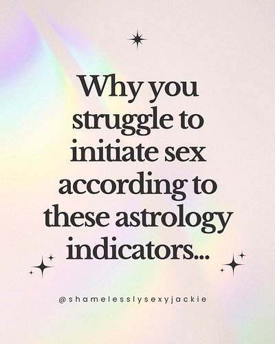 Yup, that’s a thing you can find in astrology, of course sexuality & psychology too 💫😉 When it goes back to the person, I bel...