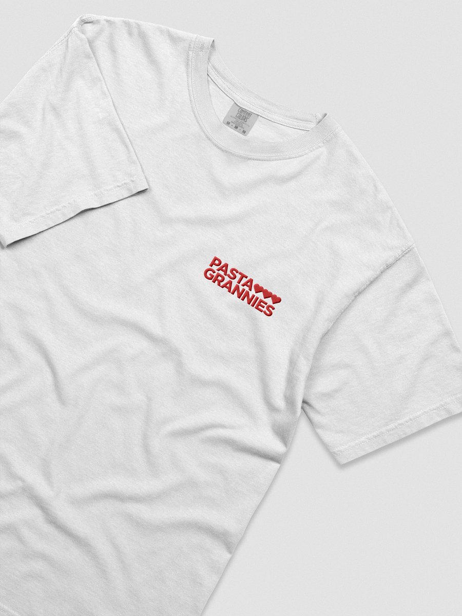 Pasta Grannies Embroidered Hearts Logo Tee product image (15)