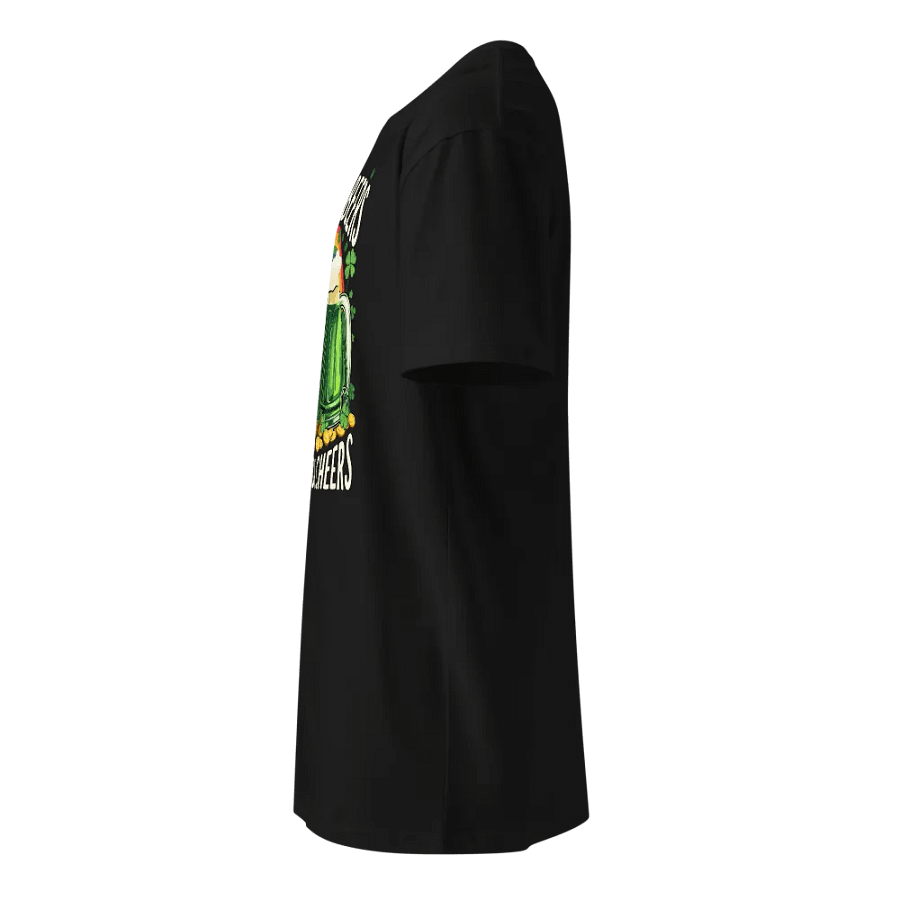 Green Beers and Good Cheers St. Patrick’s Day T-Shirt – Fun Irish Celebration Unisex T-Shirt product image (5)