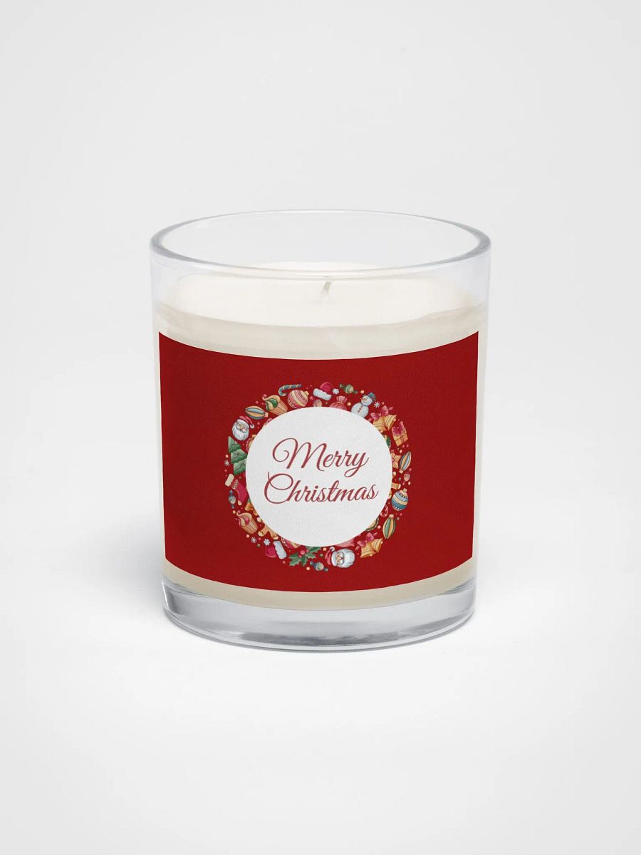 Festive Merry Christmas Soy Wax Candle product image (1)