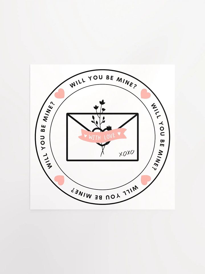 Will You Be Mine? Matte Poster product image (4)