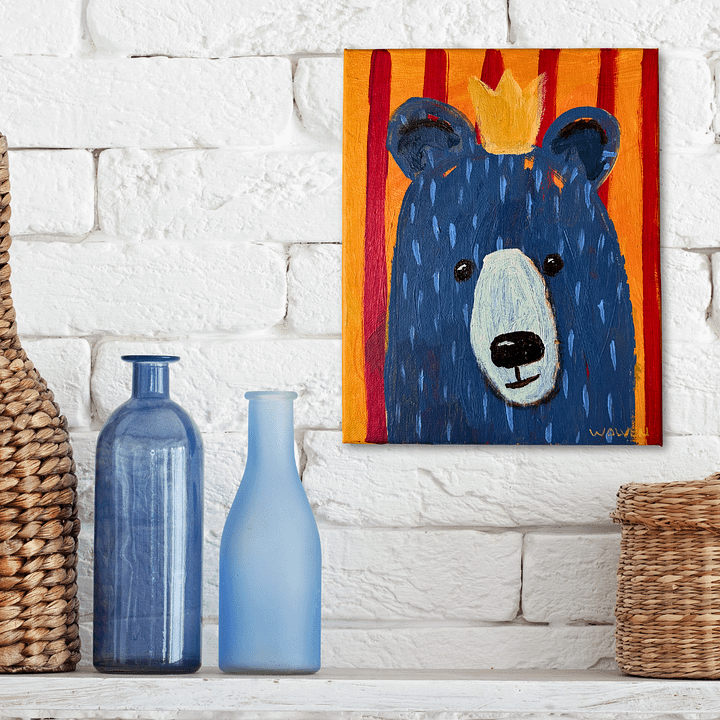 Original Painting: Beau – The Bear of Inner Strength product image (2)