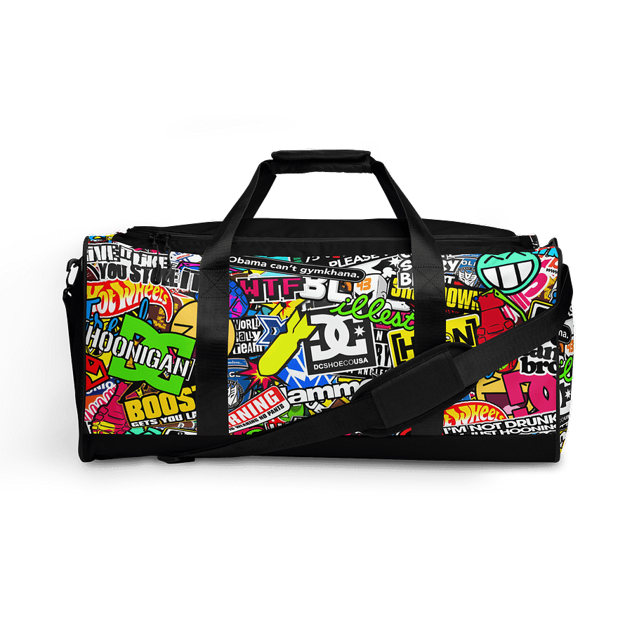 Sticker Bomb All-Over Print Duffle Bag product image (1)