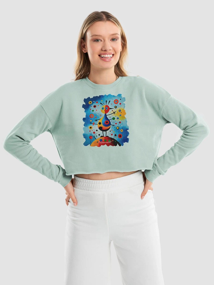 Bella+Canvas Women's Fleece Crop Sweatshirt product image (3)