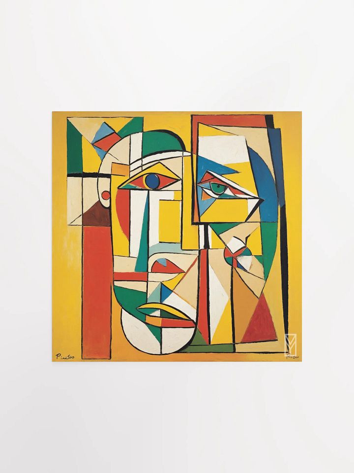 Poster Vivid Persona in Cubist Lines product image (1)