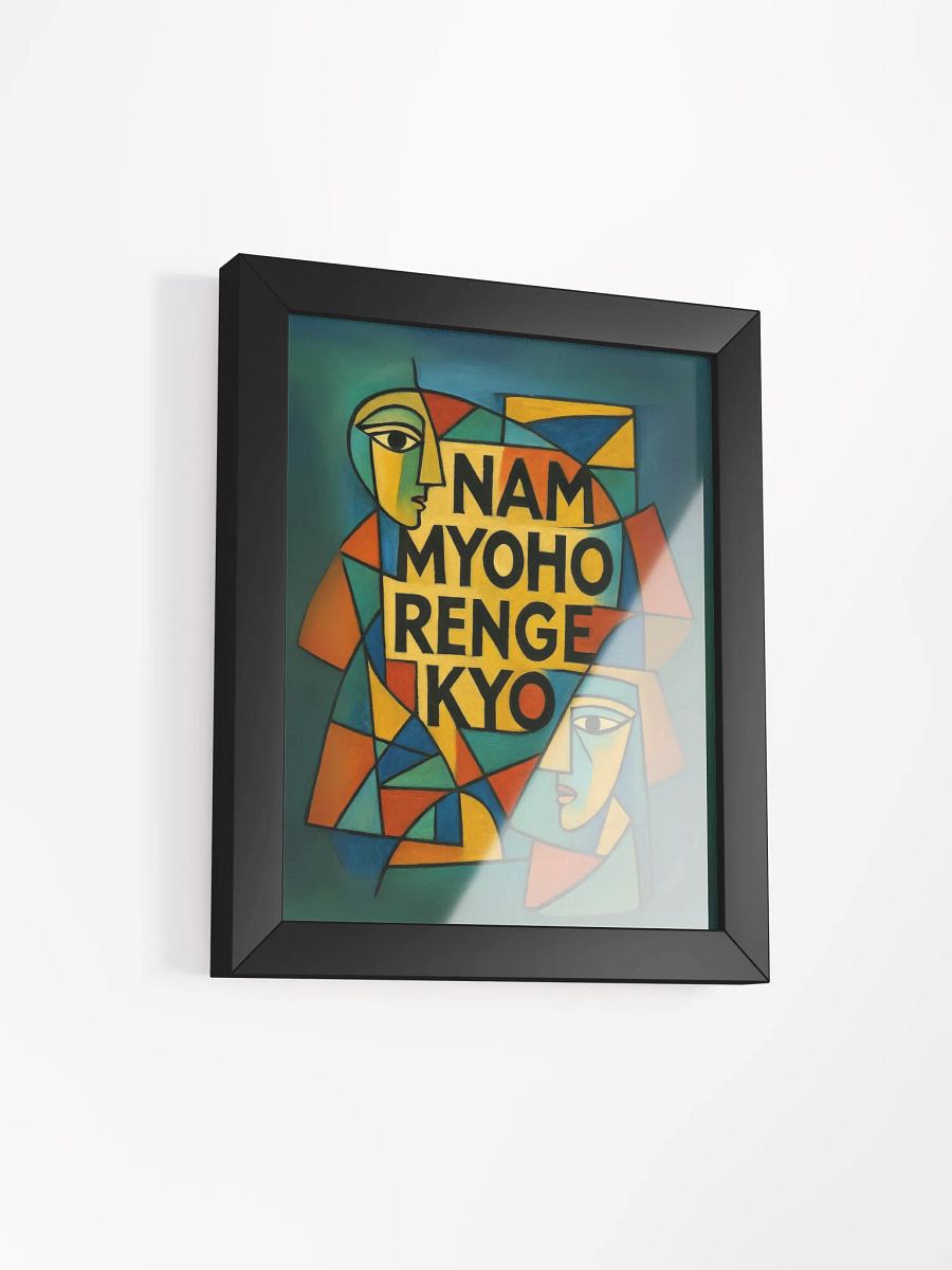 Bold Cubist Art for Nichiren Buddhism Devotees product image (2)